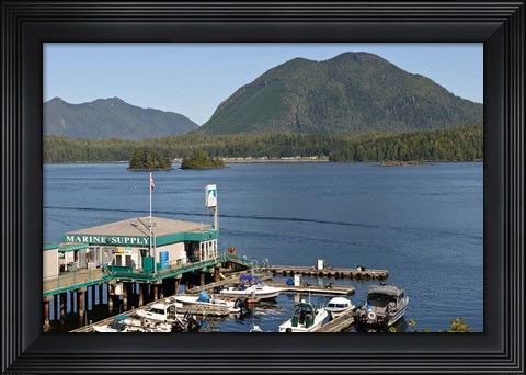Framed Harbor, Meares Island, Vancouver Island, British Columbia Print