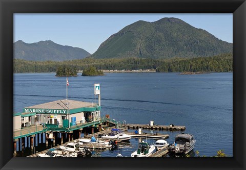 Framed Harbor, Meares Island, Vancouver Island, British Columbia Print