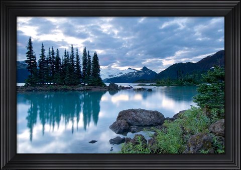 Framed Battleship Islands, Garibaldi Lake, British Columbia Print