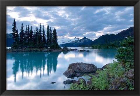 Framed Battleship Islands, Garibaldi Lake, British Columbia Print