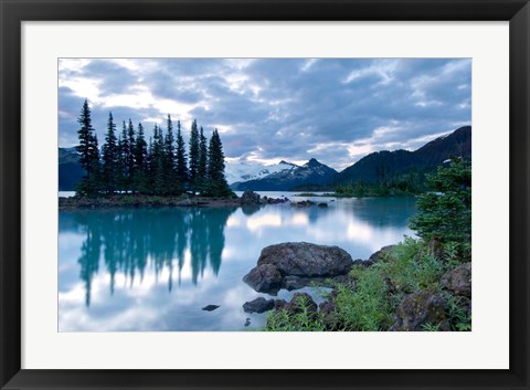 Framed Battleship Islands, Garibaldi Lake, British Columbia Print