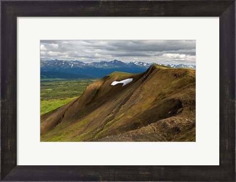 Framed Klappan Mountain, Sacred Headwaters, British Columbia Print