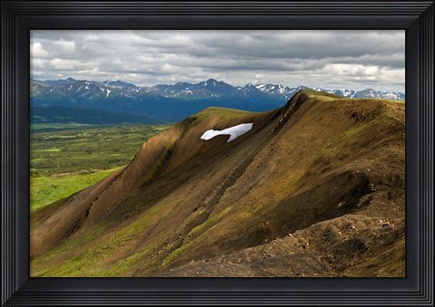 Framed Klappan Mountain, Sacred Headwaters, British Columbia Print