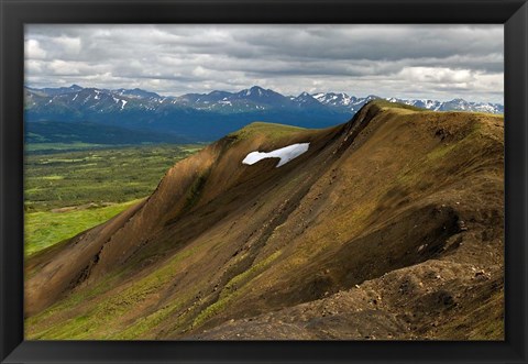 Framed Klappan Mountain, Sacred Headwaters, British Columbia Print