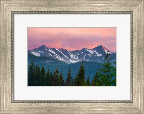 Framed Cascade Range, Manning Park, British Columbia Print