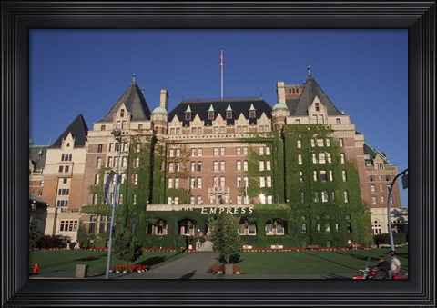 Framed Victoria Empress Hotel, British Columbia, Canada Print