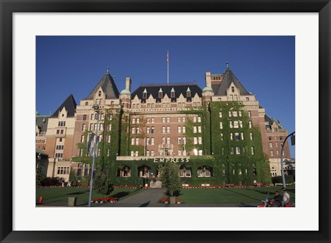 Framed Victoria Empress Hotel, British Columbia, Canada Print