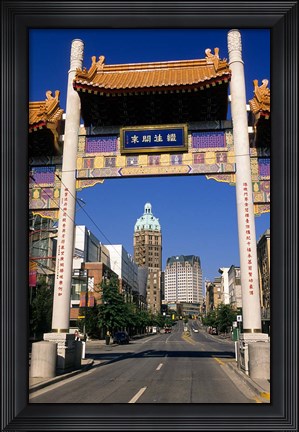 Framed Chinatown, Vancouver, British Columbia, Canada Print