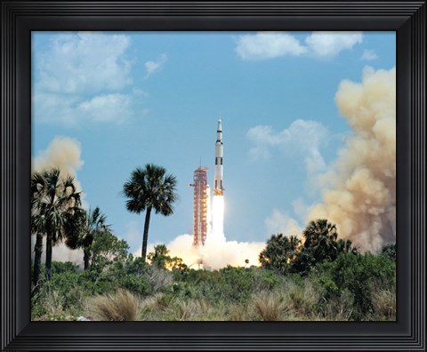 Framed Apollo 16 Space Vehicle is Launched from Kennedy Space Center Print
