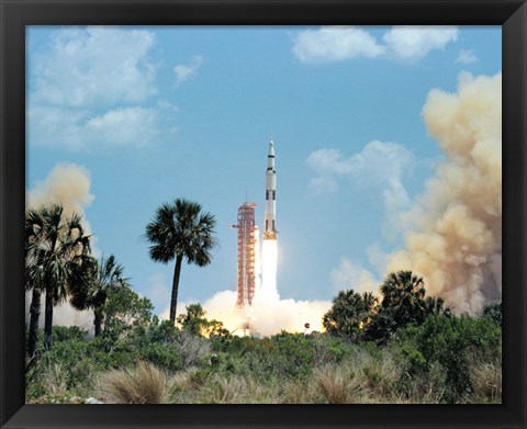 Framed Apollo 16 Space Vehicle is Launched from Kennedy Space Center Print