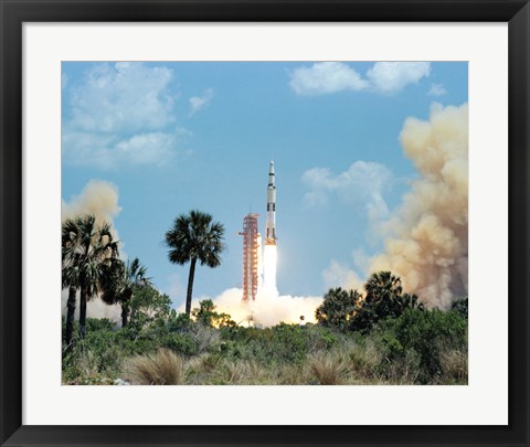 Framed Apollo 16 Space Vehicle is Launched from Kennedy Space Center Print