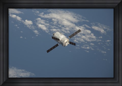 Framed Edoardo Amaldi Automated Transfer Vehicle-3 Resupply Spacecraft Print