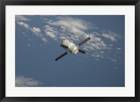 Framed Edoardo Amaldi Automated Transfer Vehicle-3 Resupply Spacecraft Print