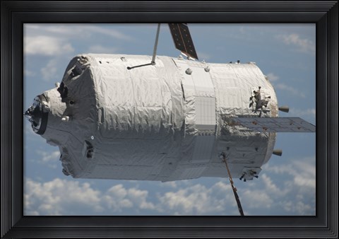 Framed Edoardo Amaldi Automated Transfer Vehicle-3 resupply Spacecraft Print