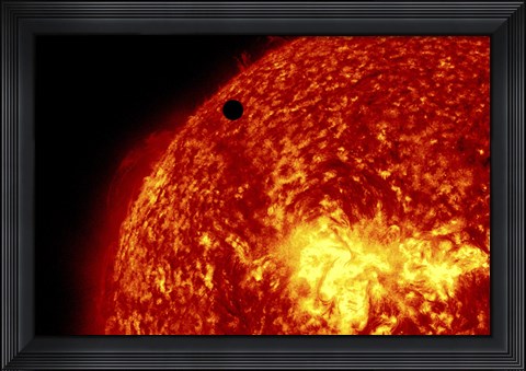Framed 2012 Transit of Venus and the Sun Print