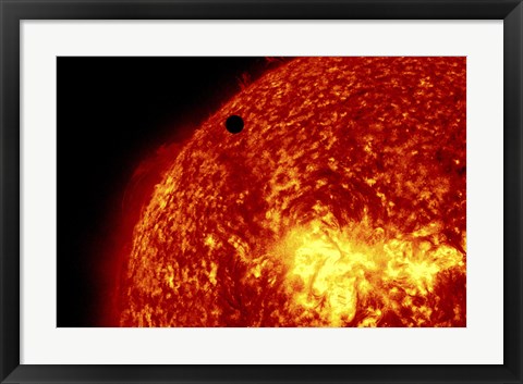 Framed 2012 Transit of Venus and the Sun Print