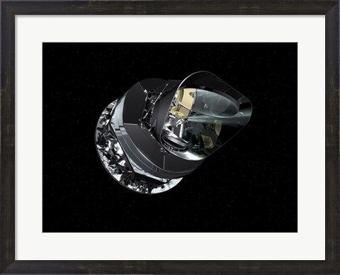 Framed Artist&#39;s Concept of the Planck Spacecraft Print