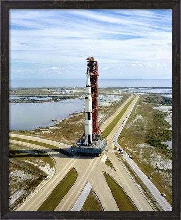 Framed High Angle View  of the Apollo 14 Space Vehicle Print