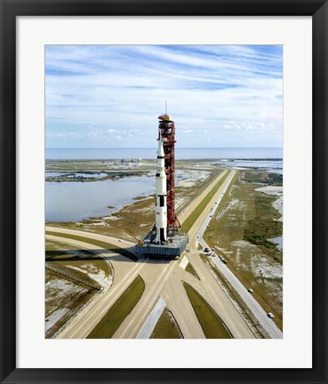 Framed High Angle View  of the Apollo 14 Space Vehicle Print