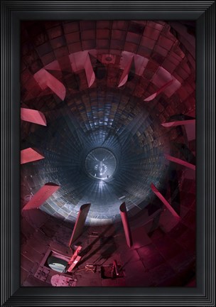 Framed Inside the Diffuser Section of a 16-foot Supersonic Wind Tunnel Print