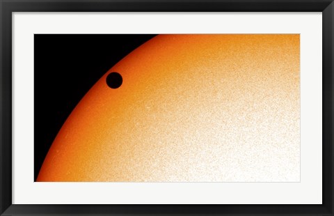 Framed Venus Transit across the Sun 2012 Print