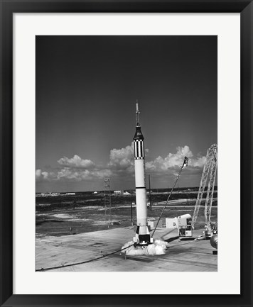 Framed Launching of the Mercury-Redstone 3 Rocket from Cape Canaveral, Florida Print