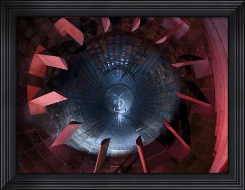 Framed Inside the Diffuser Section of a 16-foot Supersonic Wind Tunnel Print