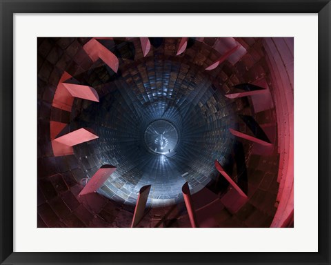 Framed Inside the Diffuser Section of a 16-foot Supersonic Wind Tunnel Print