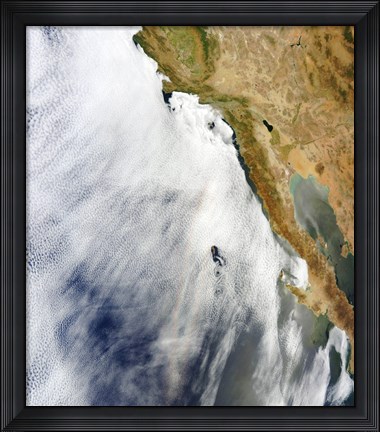 Framed Glory is Seen above a Layer of Stratocumulus Clouds over the Pacific Ocean Print