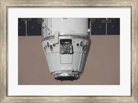 Framed SpaceX Dragon Commercial Cargo Craft Print