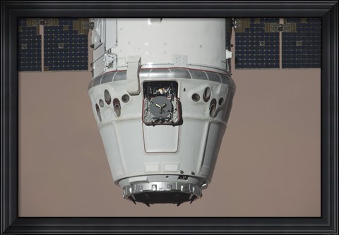 Framed SpaceX Dragon Commercial Cargo Craft Print