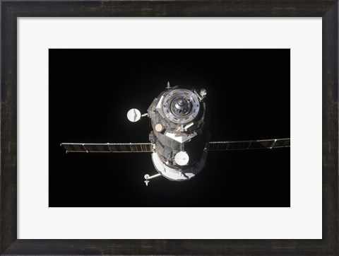 Framed Progress 46 spacecraft Print
