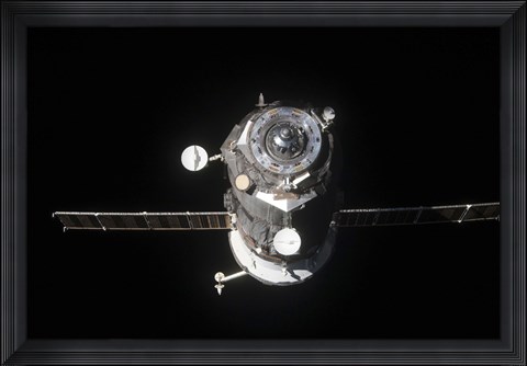 Framed Progress 46 spacecraft Print
