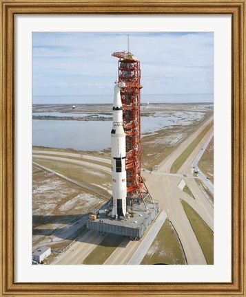 Framed High Angle view  of Apollo 14 Print