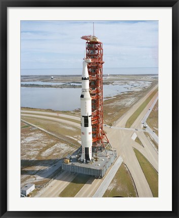 Framed High Angle view  of Apollo 14 Print