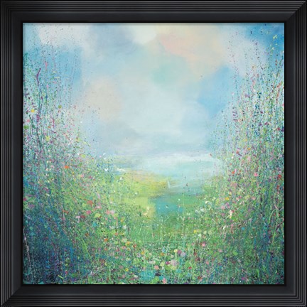 Framed Flower Field Print
