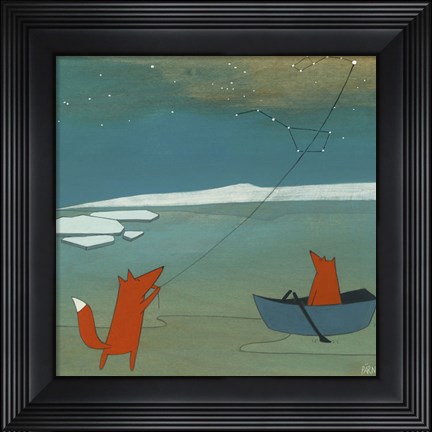 Framed Bring You the North Star Print