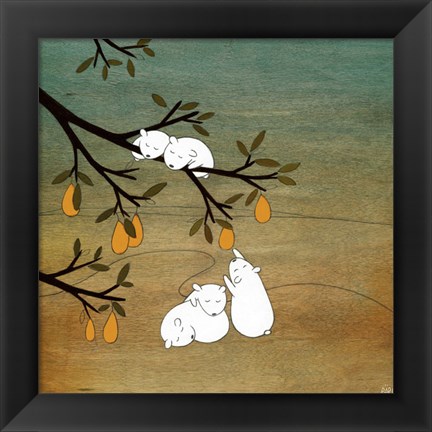 Framed Sugar Plum Tree Print