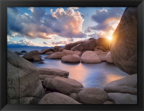 Framed Cove Sunset Print