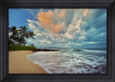 Framed Secluded Beach Print