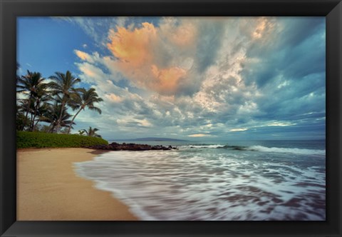 Framed Secluded Beach Print