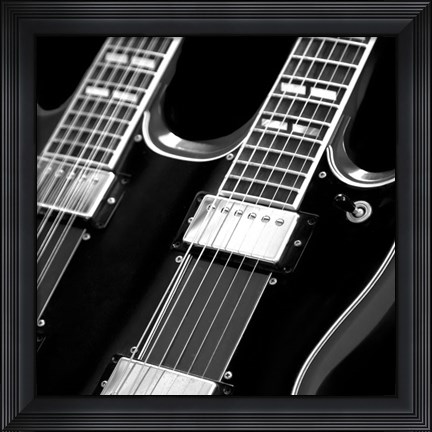 Framed Classic Guitar Detail I Print