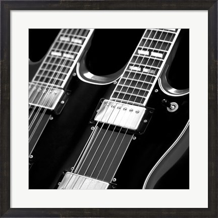 Framed Classic Guitar Detail I Print