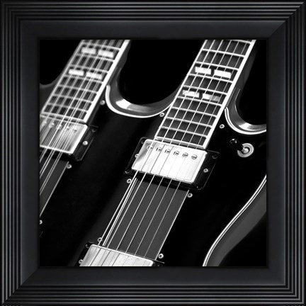Framed Classic Guitar Detail I Print