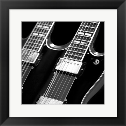 Framed Classic Guitar Detail I Print