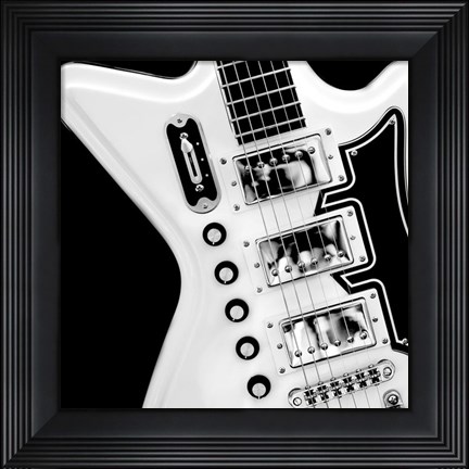 Framed Classic Guitar Detail II Print