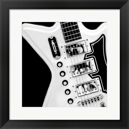 Framed Classic Guitar Detail II Print