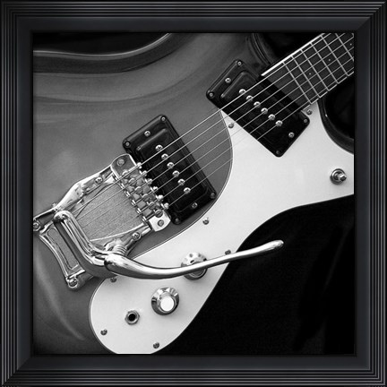 Framed Classic Guitar Detail V Print