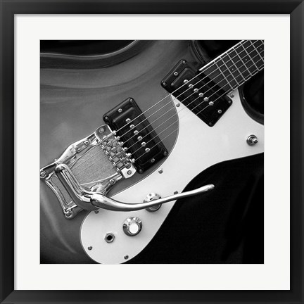 Framed Classic Guitar Detail V Print