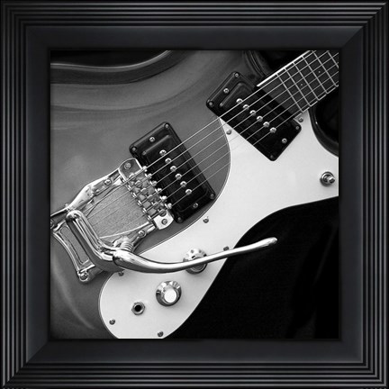 Framed Classic Guitar Detail V Print